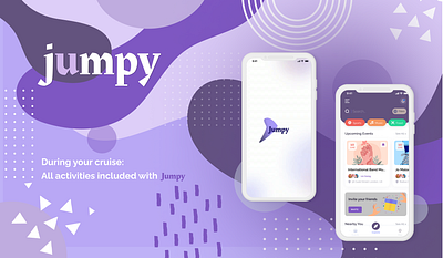 Jumpy app design logo ui ux