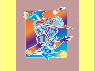 Last Summer Beerpong poster 2022 beer cocktail competition feeling graphic design illustration pong poster summer vector