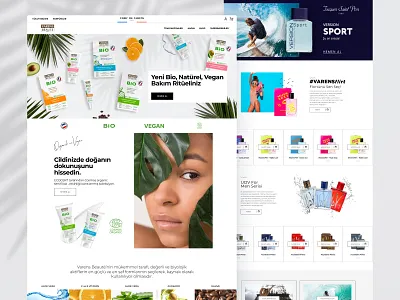 Ulric De Varens Web Design beauty cream design france french landing man perfume udv ui ux web woman