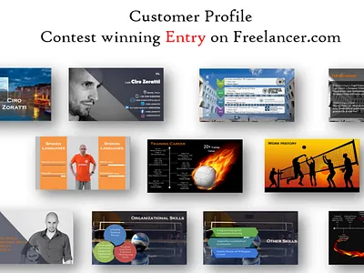 Brochure - Client Profile brochure design graphic design powerpoint presentation