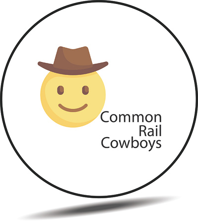 Cow boy Logo graphic design