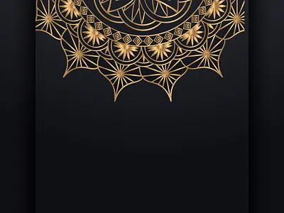 Luxury mandala background with golden arabesque pattern Arabic abstract art background black design drawing graphic logo mandala motif ornament pattern tattoo template texture tile vector vintage wallpaper wedding