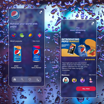 Pepsi 3d branding design graphic design ui ui design