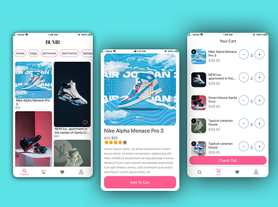 Shopping App UXD - My First Love app appealing design ecommerce mobile mobile app shopping app ui ux visual