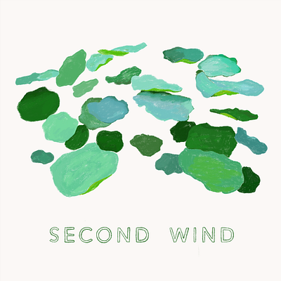Second Wind album art graphic design illustration procreate