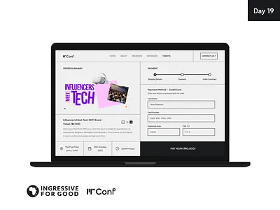 A Credit Card Check-out Page creditcard design figma fintech ui ux