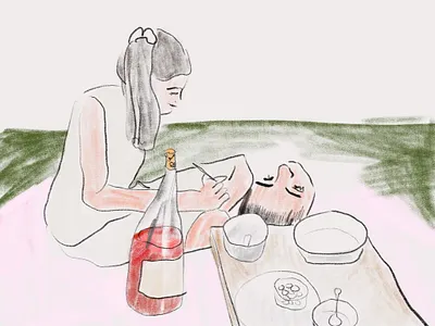 Summer Picnic illustration procreate