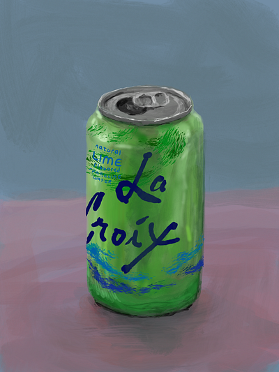 La Croix illustration procreate