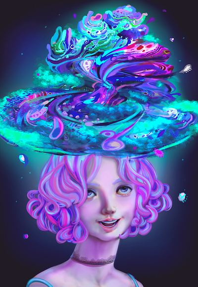 Illustration for an NFT Website Landing Page branding graphic design illustration landing page