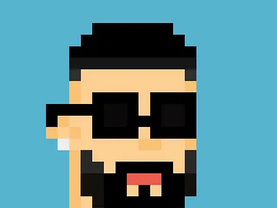 I created myself as a Cryptopunk in Photoshop app art artist branding crypto cryptopunk design design art designer drawing graphic design graphics illustration logo nft photoshop typography ui ui design web3