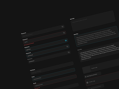 Component Library app clean ui components design design system illustration product design style guide ui uiux user experience