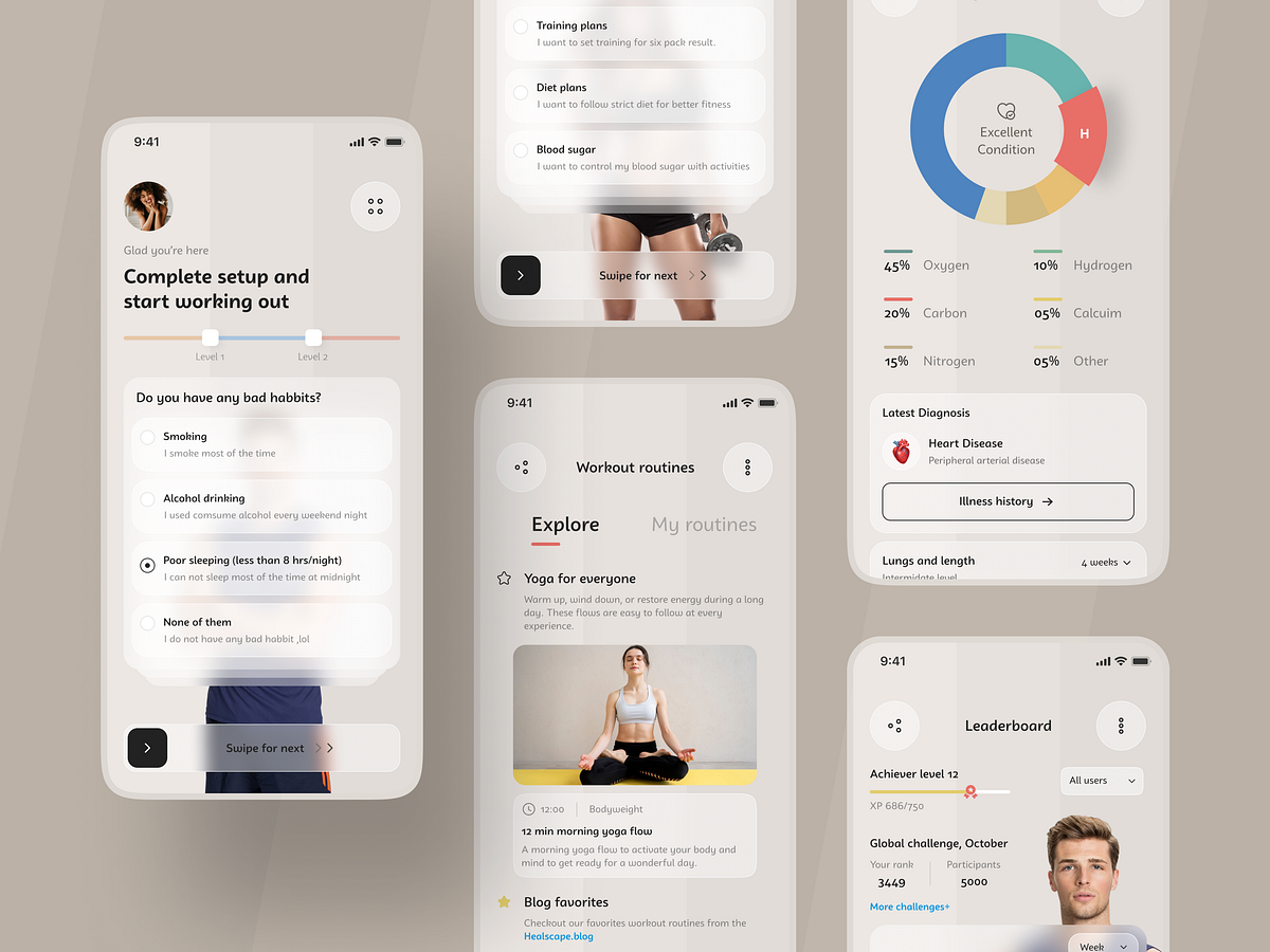 Mental Health Tracker App by 300Mind UI/UX for 300Mind on Dribbble