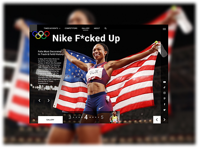 News Page news news feed news page nike olympics political runners women athletes womens rights