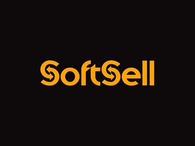 SoftSell geometry letter lettering logo logotype