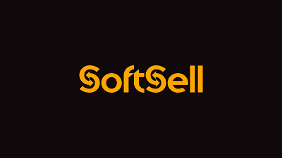 SoftSell geometry letter lettering logo logotype