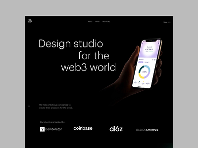 Thirdweb — Landing page about animation dark darkmode gradient grow landing onepage projects splash splashes studio thirdweb web3