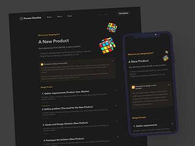 Design Process Checklist app checklist clean ui design design process illustration portfolio product design product design checklist responsive ui ui design uiux user experience visual design web app