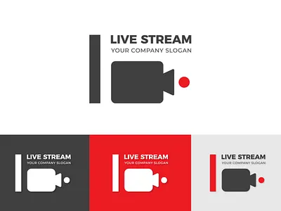 I live logo design / live logo abstract brand identity branding camera design flat graphic design i live identity illustration live logo logo logo design logo designer media minimal modern print symbol vector