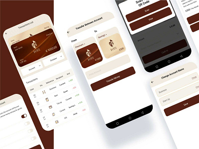 Fintech Application UI Designs bank app banking banking app finance finance app financial fintech app graphic design interface ios ios app landing page mobile mobile app mobile ui money app ui uiux user experience user interface