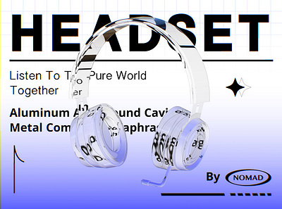 Headset 3d nomad poster