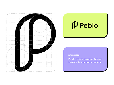 Peblo Branding brand content design identity letter logo mark monogram p symbol