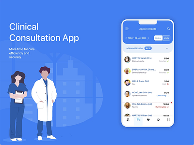 GP Appointment Concept UI animation interaction mobile motion graphics ui ux