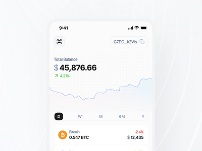 Crypto wallet :D crypto design ui wallet