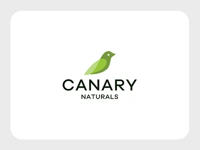 Canary Naturals bird logo brand guide branding classic logo creative logo design fly logo logo design logodesign modern bird logo modern logo natural bird logo natural logo unique logo