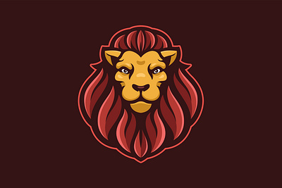 Lion Vector Illustration animal branding cartoon character illustration lion logo mascot vector
