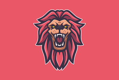 Lion Vector Illustration animal branding cartoon character illustration lion logo mascot vector