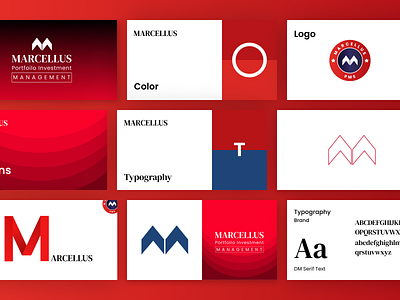 Marcellus PMS Branding branding logo marcellus ui