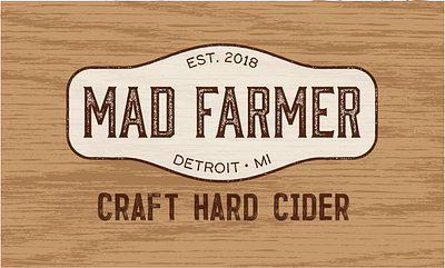 Mad Farmer Banner banner branding design graphic design large format logo mock up vector