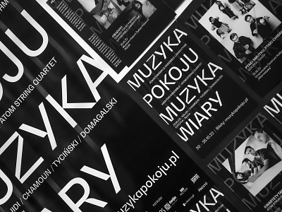 MUZYKA POKOJU – MUZYKA WIARY branding color festival graphicdesign illustration music typography vector