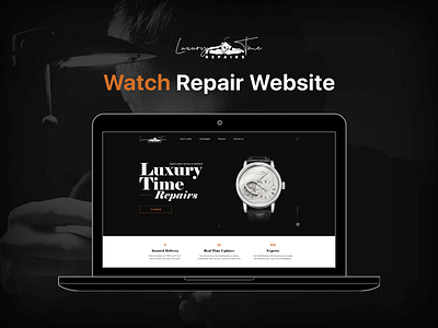 Luxury Time branding design e commerc luxury time ui ux watch