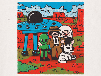 Alien alien america astronaut cartoon cosmonaut cosmos cute dog doodle fantastic fun girl graphic design illustration invader japanese kawaii space usa zone 51