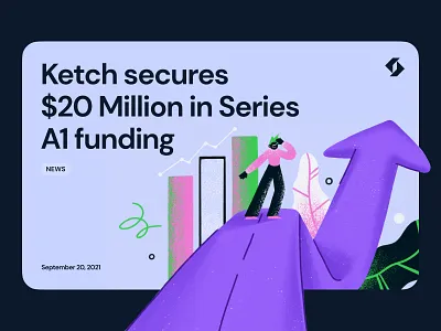 Ketch Newsfeed Illustration blog design