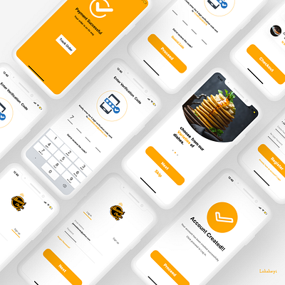 AkanniChops Food Delivery App. branding graphic design ui