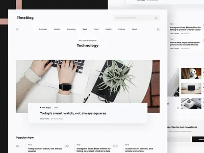 Article Minimalist Blog article blog dailyui design landingpage minimalist ui ux web