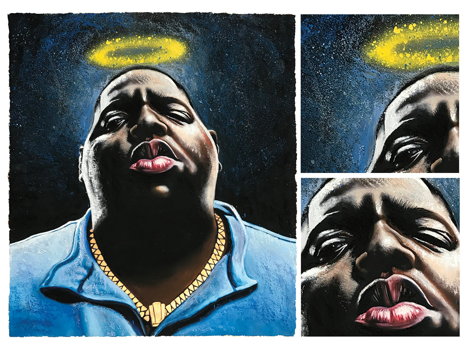 BIGGIE contemporary art mixed media