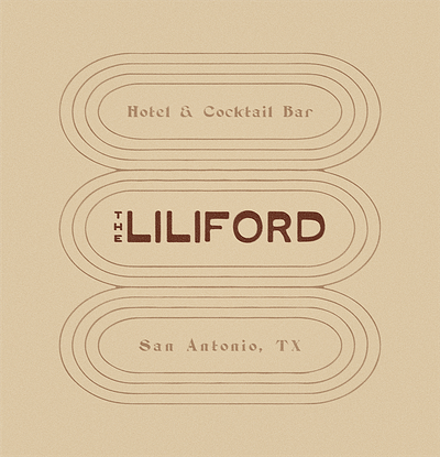 The Liliford brand brand design branding graphic hotel