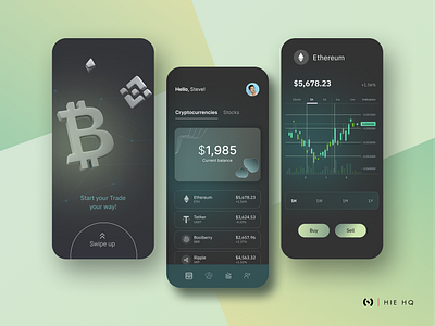 Trading app UI app branding crypto cryptocurrency design finance fintech fintech app illustration interaction design logo product design stock stock market stocks trade trading ui ui design ux