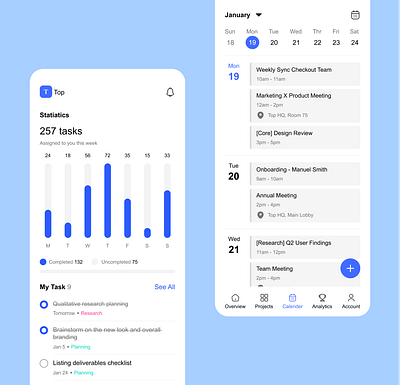 Top calendar app branding calender design mobile product design productdesign ui ux