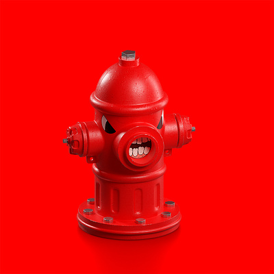 Evil Hydrant animation branding digital3d graphic design ui