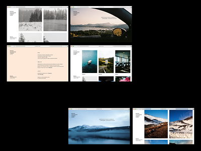 Photography portfolio website grid layout photography portfolio responsive semplice travel photography typography uiux web web design website