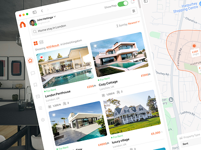 Manggonz📍 - Real Estate Platforn🏡 dashboard homerental listing proper tech property real estate real estate app