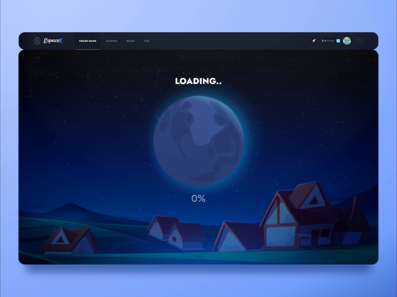 EspaceX: Loading screen by Neomodeon on Dribbble