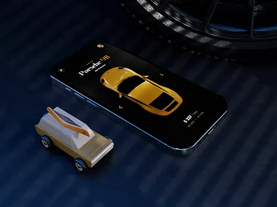Premium Car Rental App 3d app branding car car app care rental app cinema4d design ios ios app mobile app mobile ui porsche rent a car rental app ui uiux user experience user interface ux