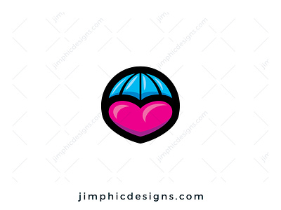 Love Umbrella Logo branding design graphic design logo