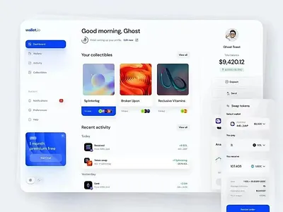 Finance Web Design - User Interface (UI/UX) - Ui-Pixel app ui design figma figma design illustration logo ui uidesign uidesigner uiux