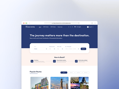 Circular Journey Web App for Indian Railways interaction design interface design ui user experience web app